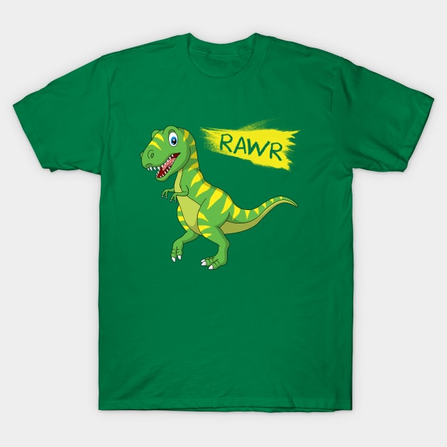 Dino Rawr T-Shirt by Rikudou